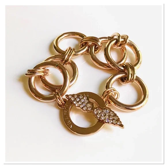 Rhinestone Bracelet Victoria Secret Gold Chain Bracelet Victoria's